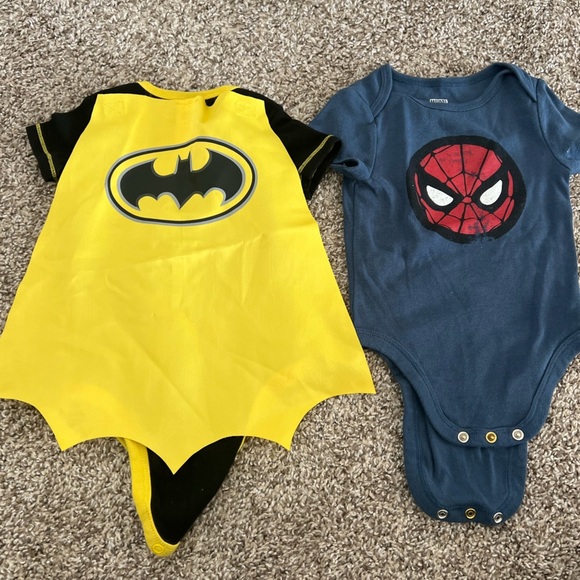 Superhero Baby Costume Set - Batman and Spider-Man - Picture 2 of 2